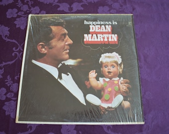 Dean Martin Happiness Is Vinyl 33 LP Pop Music Vintage Vinyl Record Album Stereo 1967, Dean Martin, Rat Pack Music, Reprise Records, Ratpack