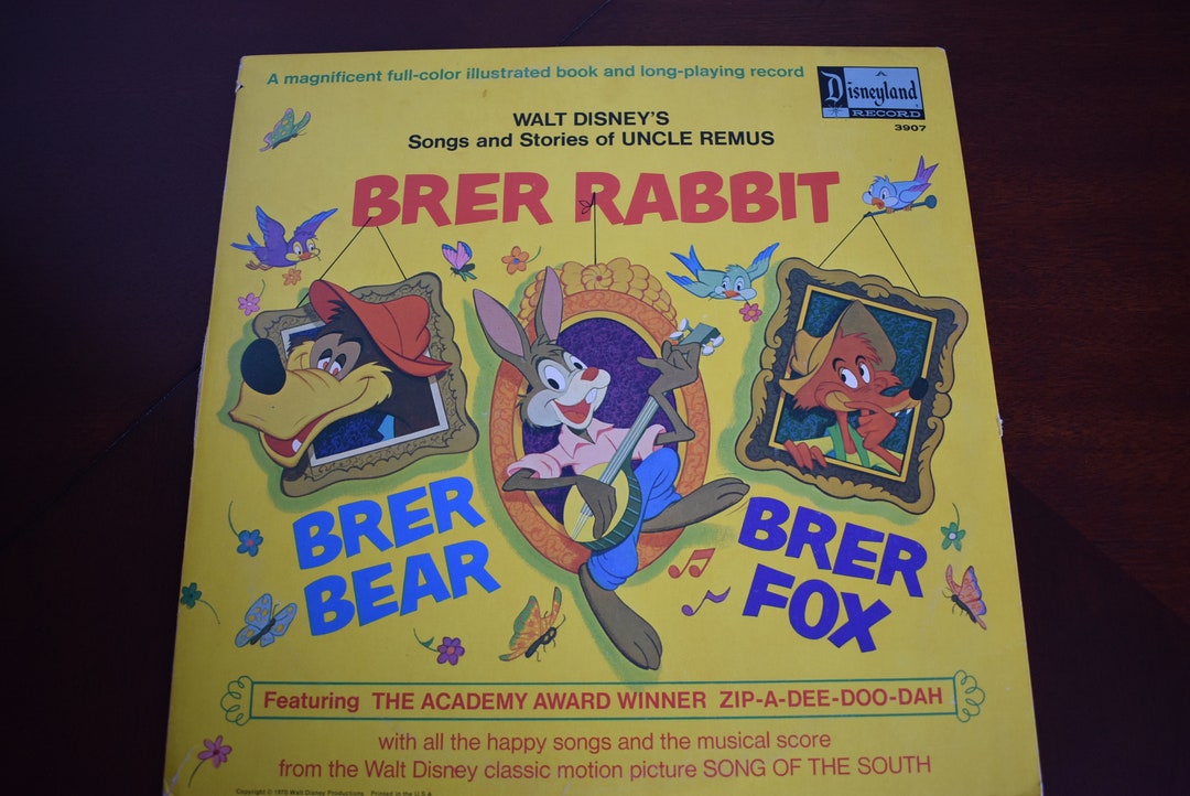 Walt Disney's Story and Songs of Brer Rabbit Brer Bear and Brer Fox ...