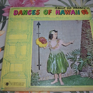 Vintage , RARE Vintage Record, Vintage Hawaii, Hawaii, Pineapple, Original Hawaiian Vinyl Record Tiki Style Album