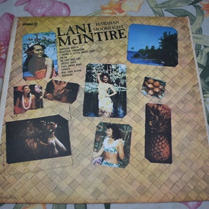 Vintage Lani McIntire & His Hawaiian Orchestra – Hawaiian Moonlight, Vintage Record, Vintage Hawaii, Hawaii, Pineapple, Tiki Style Album