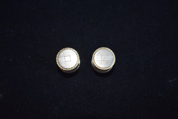 Baer & Wilde Kum A Part Cuff Links Vintage Art De… - image 4