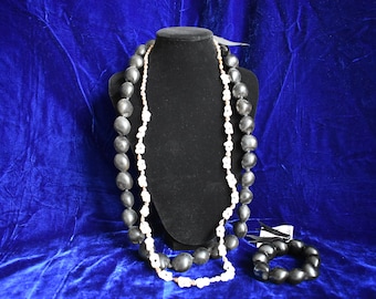 Misc Lot of Vintage Polynesian Sea Shell Necklaces, Vintage Handmade Necklace, Tiki Necklace,Shell Necklace,Vintage Sea Shells,Tiki Bracelet