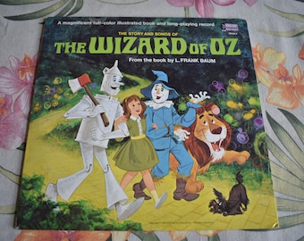 Vintage From The Walt Disney Studio: The Story And Songs Of The Wizard Of Oz Vinyl Record Album Stereo 1969, Yellow Brick Road