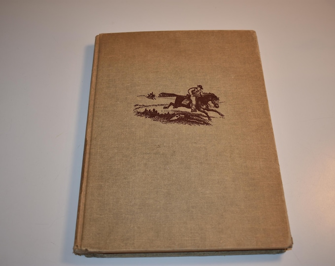 Mid Century Vintage 1955 The Pony Express by Lee Jensen Hardcover Book, Vintage Books, Grosset & Dunlap Publishers