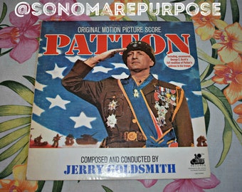 Vintage Patton Original Motion Picture Score Vinyl Record 1970 NM, Vintage Vinyl Record Album LP, 20th Century Records, Jerry Goldsmith