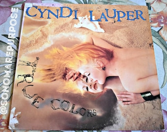 Cyndi Lauper - Vintage Vinyl Record Lot of 2, True Colors and Girls just want to have Fun!, Cyndi Lauper Music, Cyndi Lauper Band