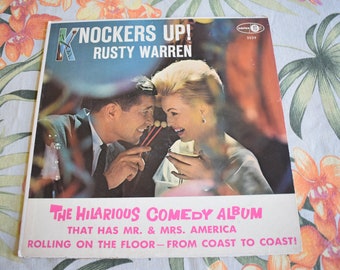 Vintage Rusty Warren – Knockers Up! 1960 Vinyl Record Jubilee JGM 2029 VG+ Record, Rusty Warren Comedy Vinyl Record, Rusty Warren Comedy