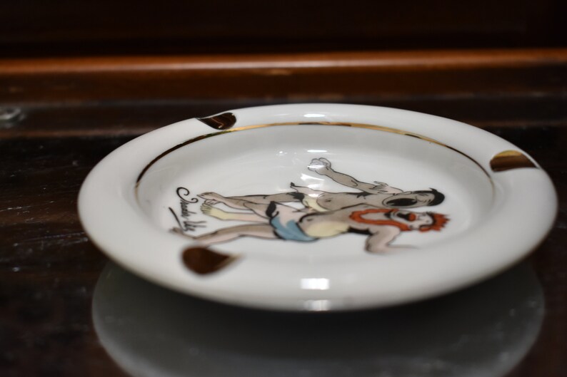 Vintage Trader Vic's Cigarette Cigar Ash Tray Great Etsy