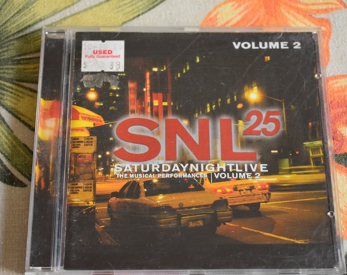Vintage 1999 SNL 25 Saturday Night Live Musical Performances Volume 2 CD, Neil Young, REM, Beastie Boys, Green Day, Pretenders, Nirvana,Beck
