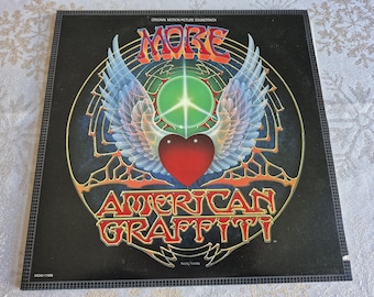 Vintage More American Graffiti Original Motion Picture Sound Track Of American Graffiti Vinyl Album, MCA2-11006, Francis Ford Coppola