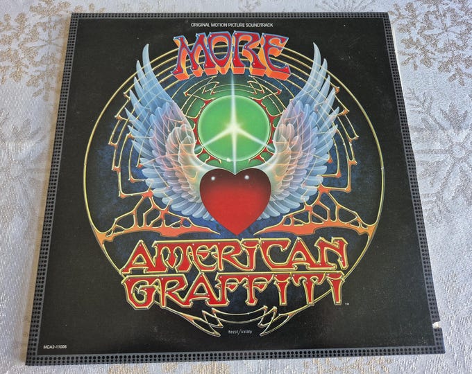 Vintage More American Graffiti Original Motion Picture Sound Track Of American Graffiti Vinyl Album, MCA2-11006, Francis Ford Coppola