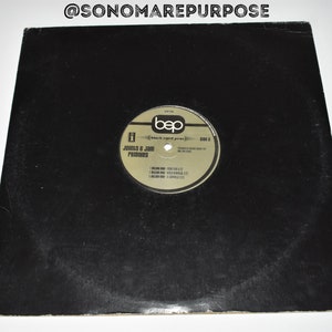 Vintage Black Eyed Peas Joints & Jam Vinyl Record Original 1998 Indie Promo 12&quot; RARE Stereo LP Album Record, Rap Hip Hop Vinyl Record, Rap