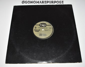 Vintage Black Eyed Peas Joints & Jam Vinyl Record Original 1998 Indie Promo 12" RARE Stereo LP Album Record, Rap Hip Hop Vinyl Record, Rap