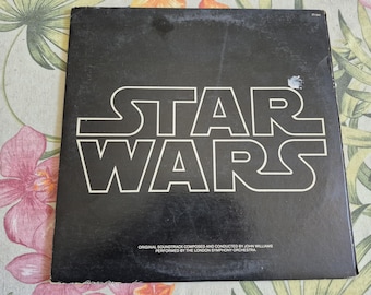 STAR WARS Original Soundtrack 2 lp Record gatefold 1977 2T-541 vinyl Vintage Vinyl Album Record, Star Wars Record