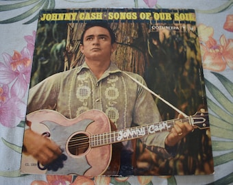 Johnny Cash – Songs Of Our Soil, Vintage Vinyl Record Columbia – CL 1339, Vinyl Vintage Rare Album Record, Country Record, Country, Johnny