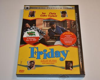 NEW SEALED - Friday DVD 2001 New Line Platinum Series Brand Ice Cube - New Factory Sealed
