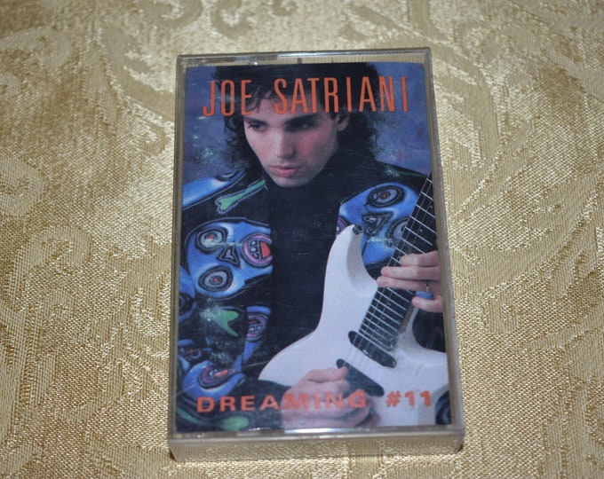 Vintage Joe Satriani Dreaming #11 Cassette Tape, Blues Rock Music, Rock N Roll, Cassette Tape 88561 8265-4