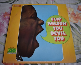 Vintage Flip Wilson – You Devil You SC 8179 Vintage Vinyl Comedy Record, Flip Wilson Comedian, The Devil made me do it, Comedy Record