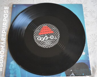 Vintage Devo Dev-O Live Vinyl Record Album Vintage 1980 Devo Record LP, Devo Record 1st press Vinyl Record Record Near Mint Album Record