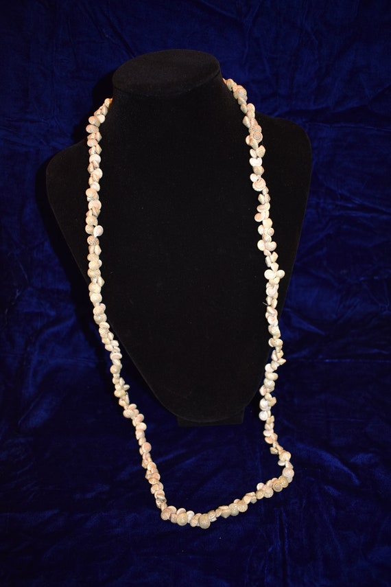 Vintage Polynesian Sea Shell 36" Necklace, Vintag… - image 5