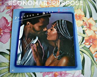 Peaches And Herb 2 Hot! Shake your groove thing, Original Vinyl Album,1978 Near Mint,Vintage Record,Vintage 1970s, Disco Era,Vintage Records