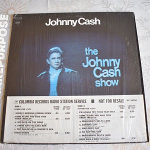 Johnny Cash &quot;The Johnny Cash Show&quot; 1970 Vinyl LP Record Columbia KC30100 Vinyl Vintage Rare Album Record, Soft Rock Record, Country Record