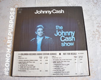 Johnny Cash "The Johnny Cash Show" 1970 Vinyl LP Record Columbia KC30100 Vinyl Vintage Rare Album Record, Soft Rock Record, Country Record