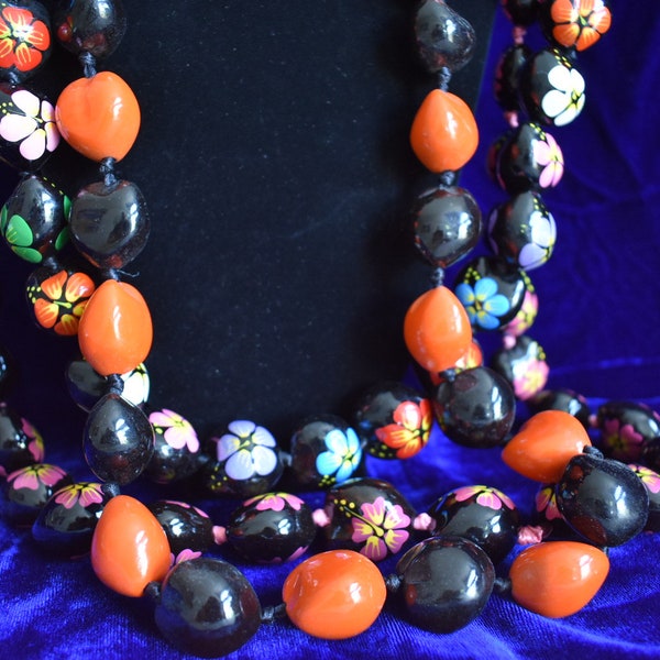 Native Treasure 4pc Black Kukui Nut Set - Necklace, Bracelet, Earrings - Handcrafted In Philippines - View #9