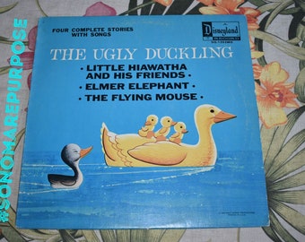Walt Disney Presents The Ugly Duckling  Vinyl Record DQ-1283MO Vintage 1969, Vintage Record, Children's Record, Kids Record, Walt Disney