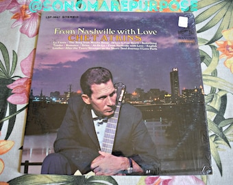 Chet Atkins From Nashville with Love Vintage Album Record 1966 LSP 3647, Folk Record, Country Record, Vinyl Record still in the Shrink Wrap