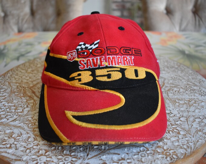 Dodge Savemart 350 Sonoma County Infineon Raceway One Size Fits All Hat / Cap, NASCAR Racing Hat, NASCAR Car Racing, Infineon Raceway