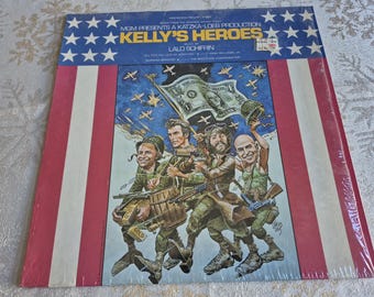 Lalo Schifrin – Kelly's Heroes Original Motion Picture Score Soundtrack 1970, Vintage Vinyl Record LP, Clint Eastwood,Telly Savalas,MGS 2245