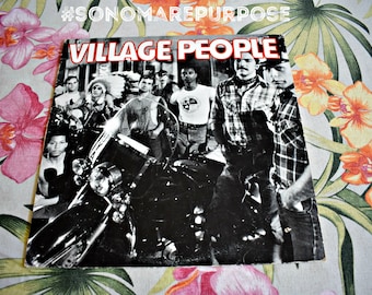 Village People Self Titled Debut Vintage 1977 LP Casablanca Vinyl Record Album, Vintage Record, Vintage 1970s,Disco Era,Vintage Disco Record