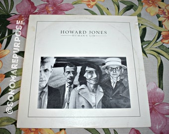 Vintage Howard Jones Human's Lib 1984, Vintage Vinyl LP Record Vintage Album Record, Rock and Roll Music, Howard Jones Band Elektra Records