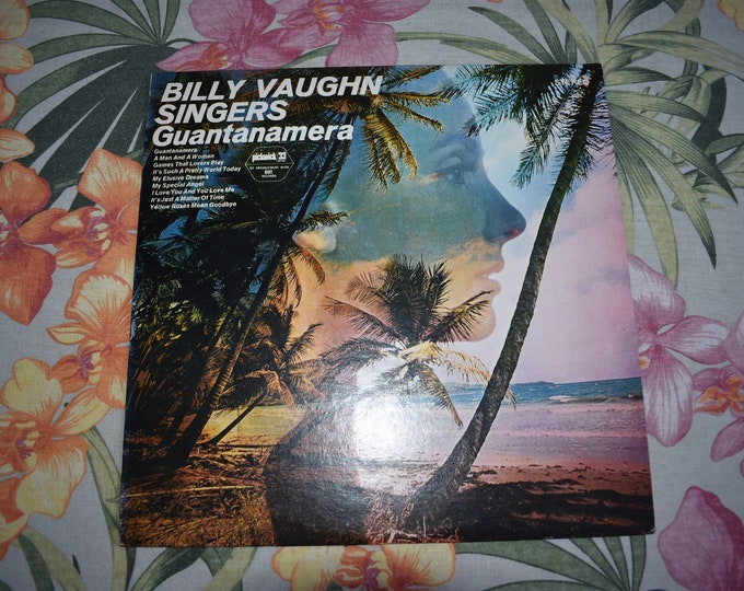 Vintage Billy Vaughn Singers – Guantanamera, RARE Vintage Record, Vintage Hawaii, Hawaii, Pineapple,  Tiki Style Album, SPC-3195