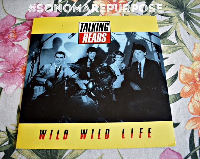 Vintage Talking Heads – Wild Wild Life Maxi Single 45 RPM 1986, Vinyl Record Near Mint Album Record, Talking Heads Music