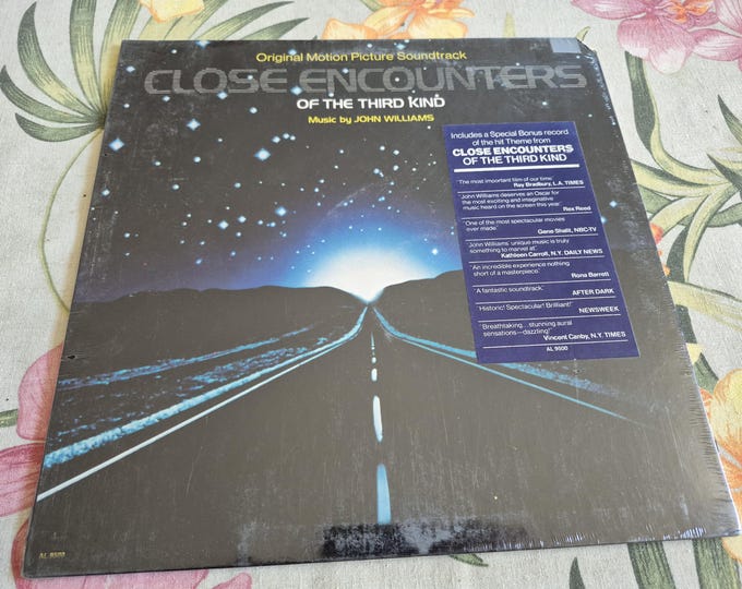 SEALED - Close Encounters of The Third Kind Original Soundtrack 1977 Vintage Vinyl Record Album Original Soundtrack Recording John Williams