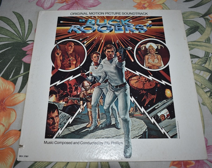 Vintage Stu Phillips – Buck Rogers In The 25th Century (Original Motion Picture Soundtrack) Cut Corner PROMO Record MCA 37087