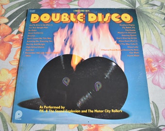 P.K. And The Sound Explosion And The Motor City Rollers – Double Disco  Vintage Vinyl Record