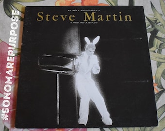 Steve Martin – A Wild And Crazy Guy Vintage Vinyl Record 1978, Vintage Vinyl Comedy Record, Saturday Night Live Comedian, Live Comedy, Steve
