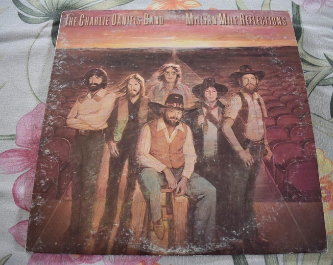 The Charlie Daniels Band - Million Mile Reflection LP Vintage Vinyl Record Album, Southern Rock Country Record, Country Rock JE 35751