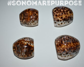 Vintage Sea Shell Napkin Ring Holders lot of 4, Vintage Napkin Ring Holders, Vintage Kitchen Napkin Ring Holders, Tropical Kitchen Decor