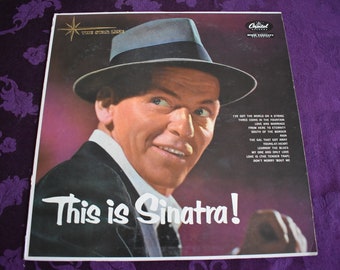 Frank Sinatra This Is Sinatra! 1962 Capitol T-768 Gold Label "The Star Line", Frank Sinatra, Rat Pack Music, Star Line Records