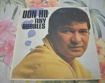 Vintage Don Ho - Tiny Bubbles RS-6232, Original Hawaiian Vinyl Record Album,  RARE Vintage Record, Vintage Hawaii,Hawaiian Music