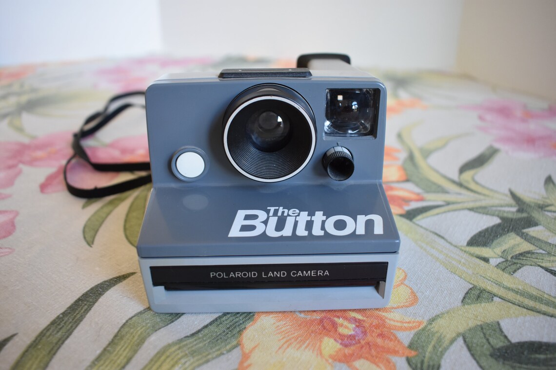 Vintage Polaroid Land Camera the Button Polaroid Vintage Etsy