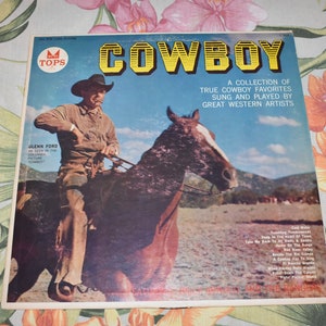 Vintage 1958 Billy Arnold And His Rangers – Cowboy Songs Of The West, Near Mint Vinyl Vintage Rare Album Record, Country Record, Country