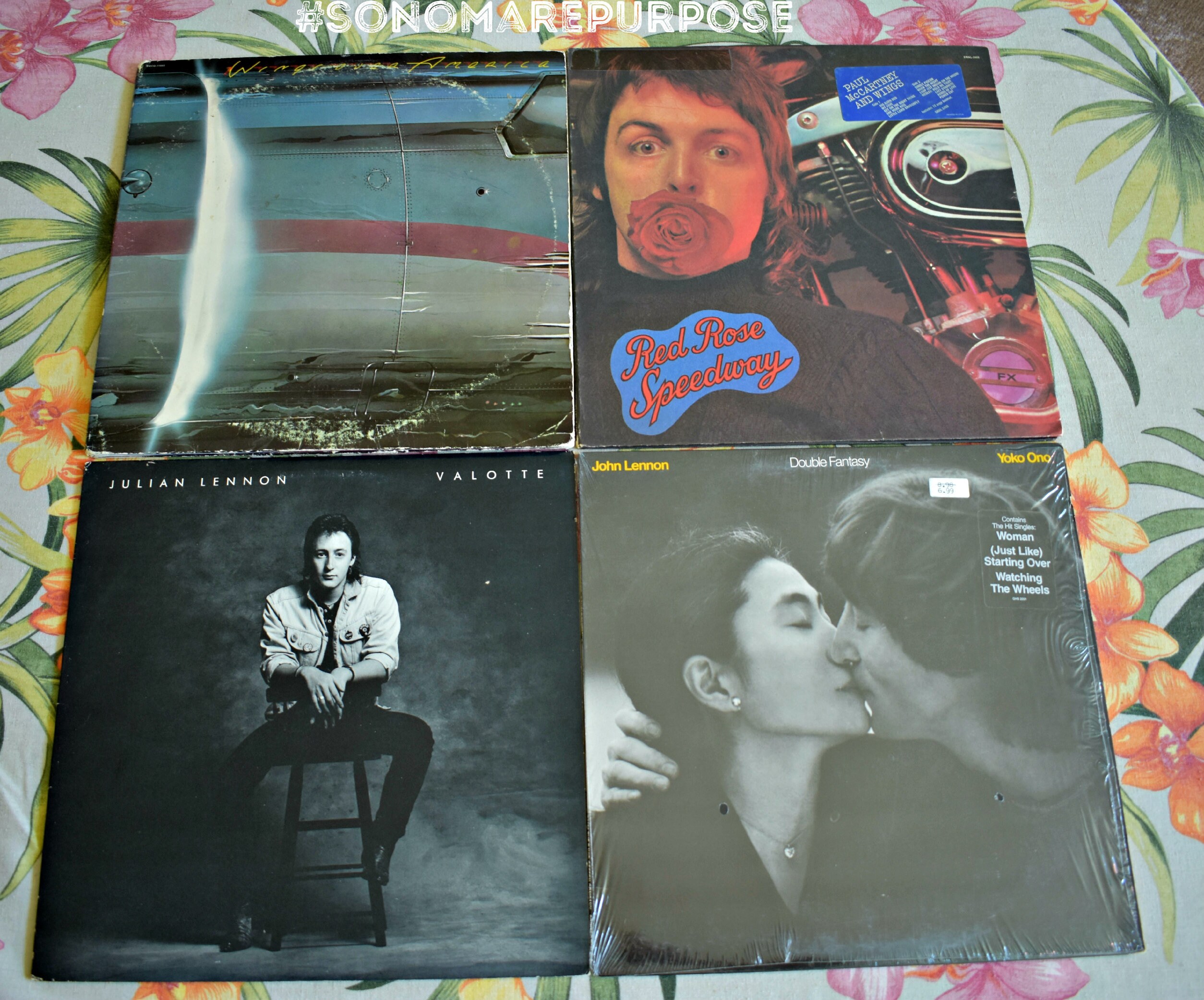 Vintage lot of 4 Paul McCartney John Lennon Vintage Vinyl | Etsy