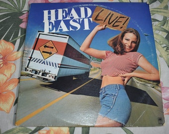 Head East Live,  Double LP record, original 1979, SP-6007, LP Album Vintage Record, Rock Record, Rock and Roll Vinyl