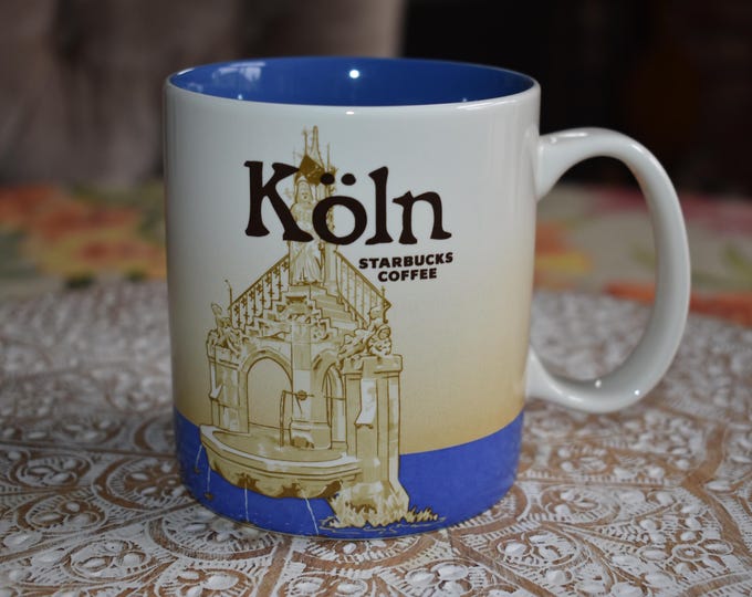 Starbucks Köln / Cologne, Germany Icon Location Coffee Tea Mug 16oz, Starbucks Retro Coffee Mug, Starbucks Label, Starbucks Coffee, Mermaid