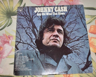 Johnny Cash – Any Old Wind That Blows KC 32091, Vinyl Vintage Rare Album Record, Country Record, Country